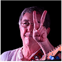 Terry Buffalo Ware giving peace sign